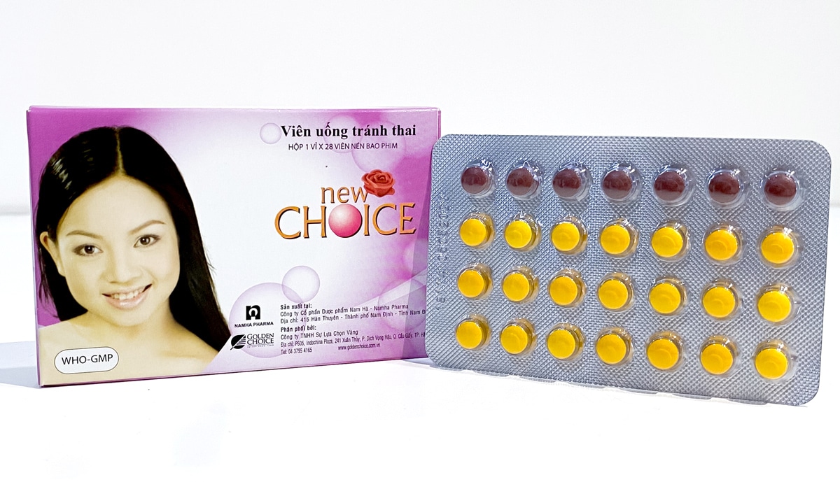 Viên uống tránh thai hàng ngày NEW CHOICE được chị em tin tưởng và sử dụng.