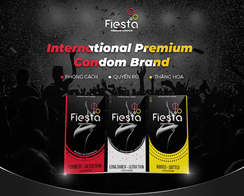 Fiesta là một thương hiệu bao cao su được nhiều người tin dùng nhất hiện nay